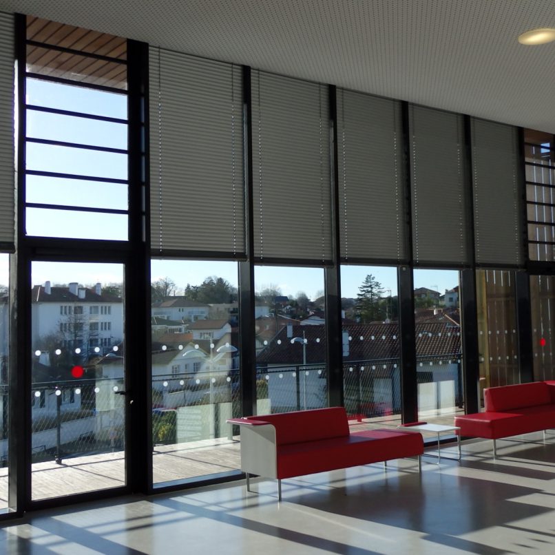 Mur rideau aluminium - ANGLET SALLE QUINTAOU