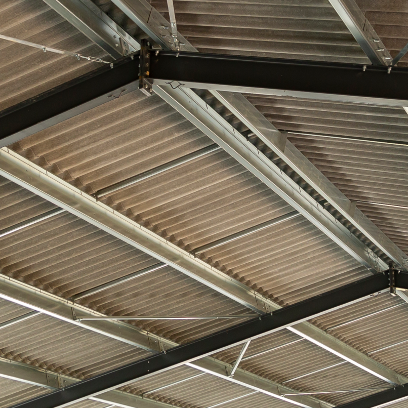 BÂTIMENT AGRICOLE DE STOCKAGE – RIBARROUY charpente métallique