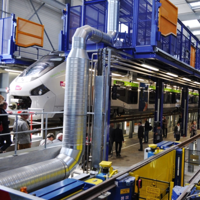 SNCF GRANVILLE centre technique de maintenance de trains régionaux