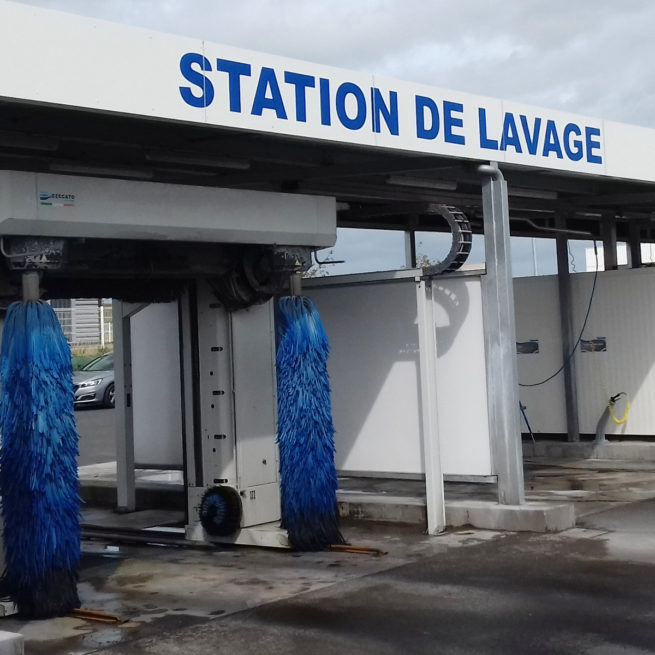 STATION DE LAVAGE DE BLAINVILLE bardage