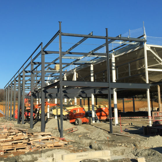 SUPER U ET DRIVE – COOP ATLANTIQUE charpente métallique extérieur