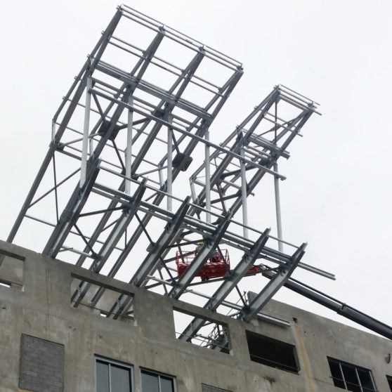 CHU FÉLIX GUYON ossature métallique