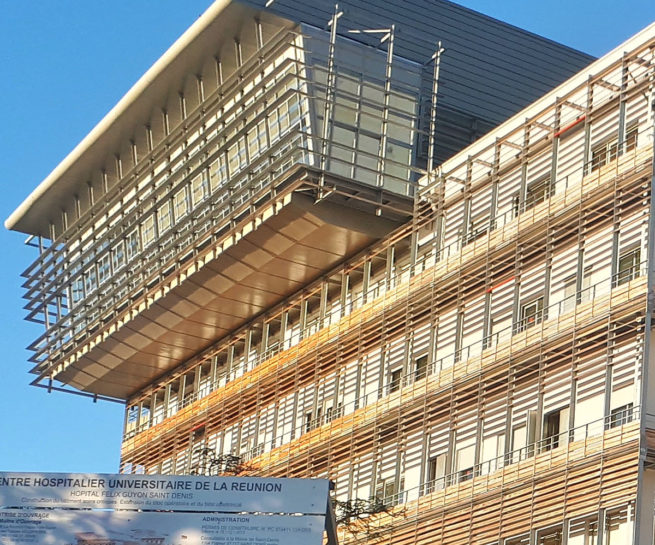 CHU FÉLIX GUYON salle de régulation terminé