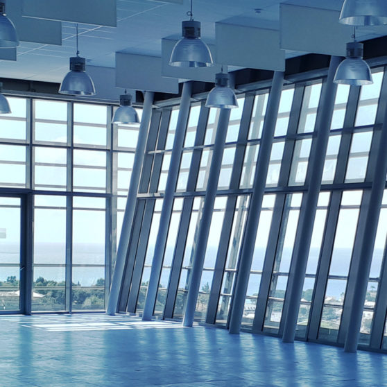 CHU FÉLIX GUYON façade rideaux