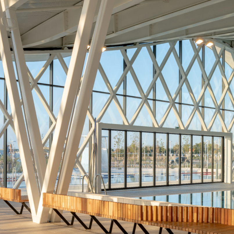 PISCINE DE SAINT-GILLES-CROIX-DE-VIE résille intérieur