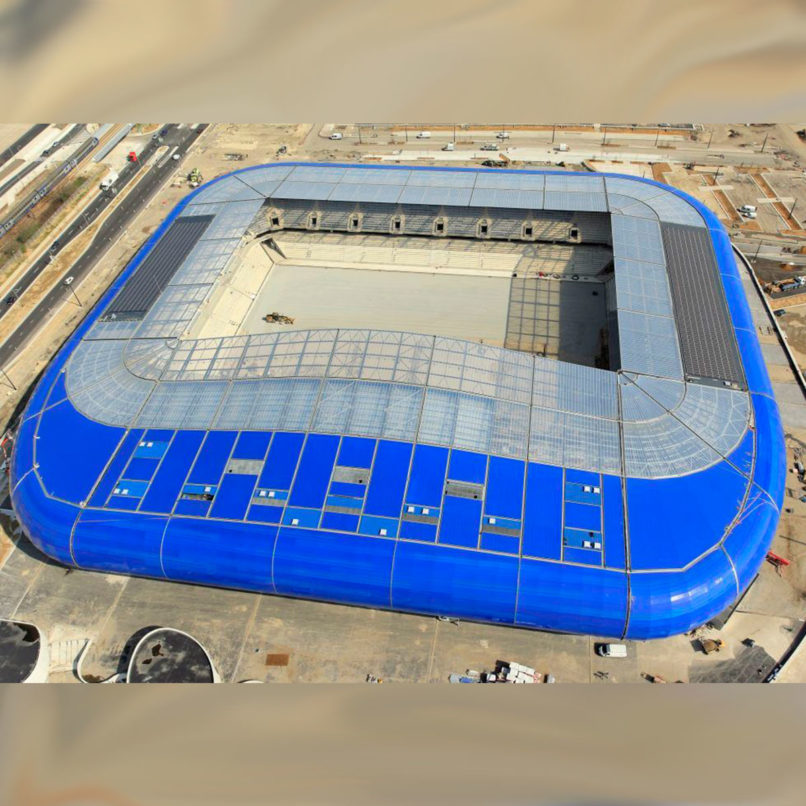 STADE OCÉANE – LE HAVRE vue de dessus