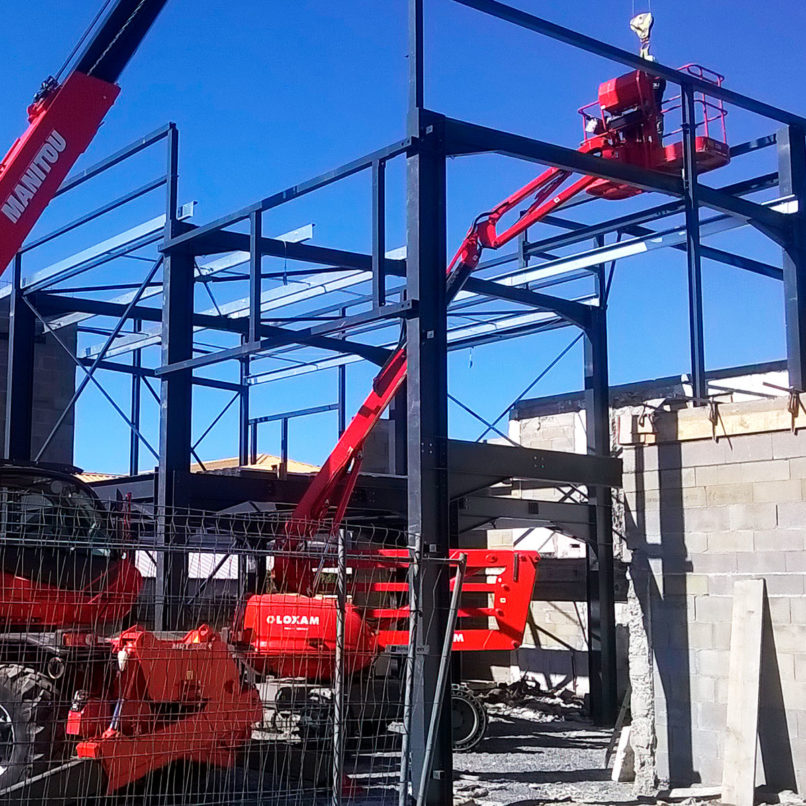 LE CHAI-BIZANOS chantier