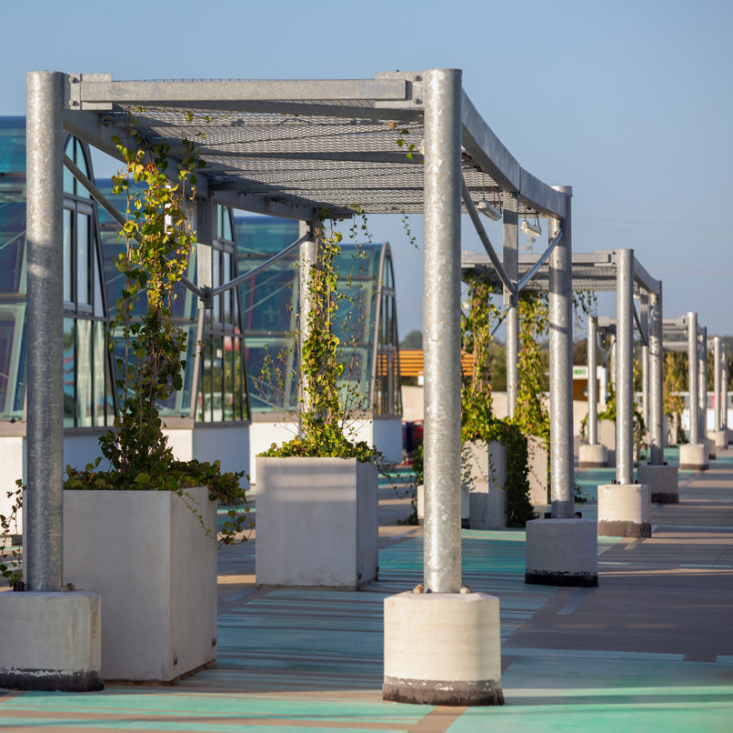 Ossature extérieure galvanisée - CENTRE COMMERCIAL BAB2