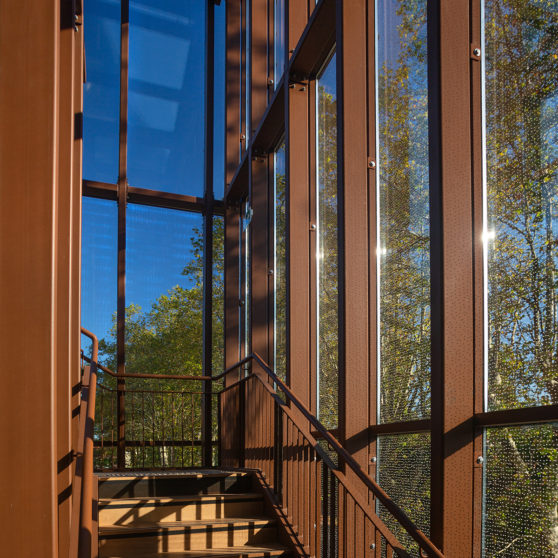 Montants façades rideaux ALU- CENTRE DE LOISIRS BAROJA