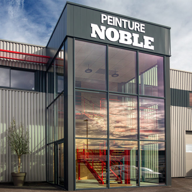 Façades rideaux ALU - PEINTURE NOBLE