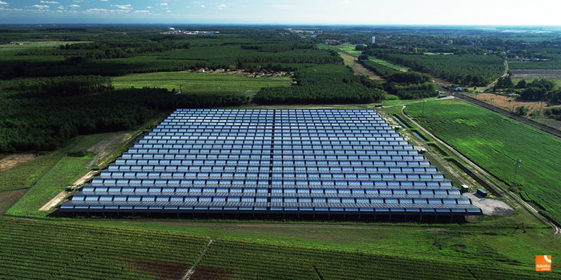 Versant Nord Ombrière photovoltaïque agricole - Solveo / Rion-des-Landes (40)