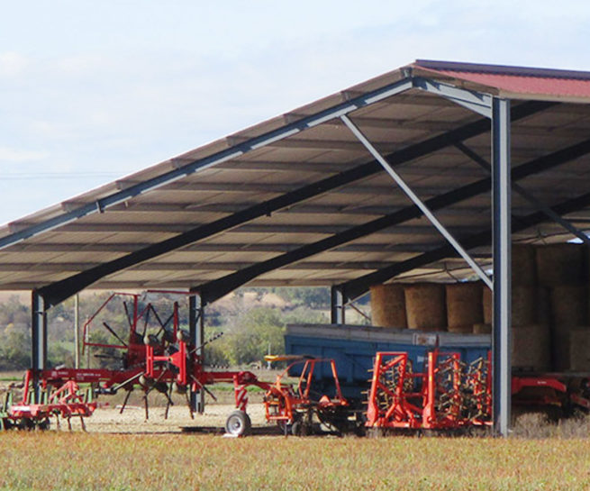 Faîtage Hangar photovoltaïque Albioma / bât.1 Charpey (26)