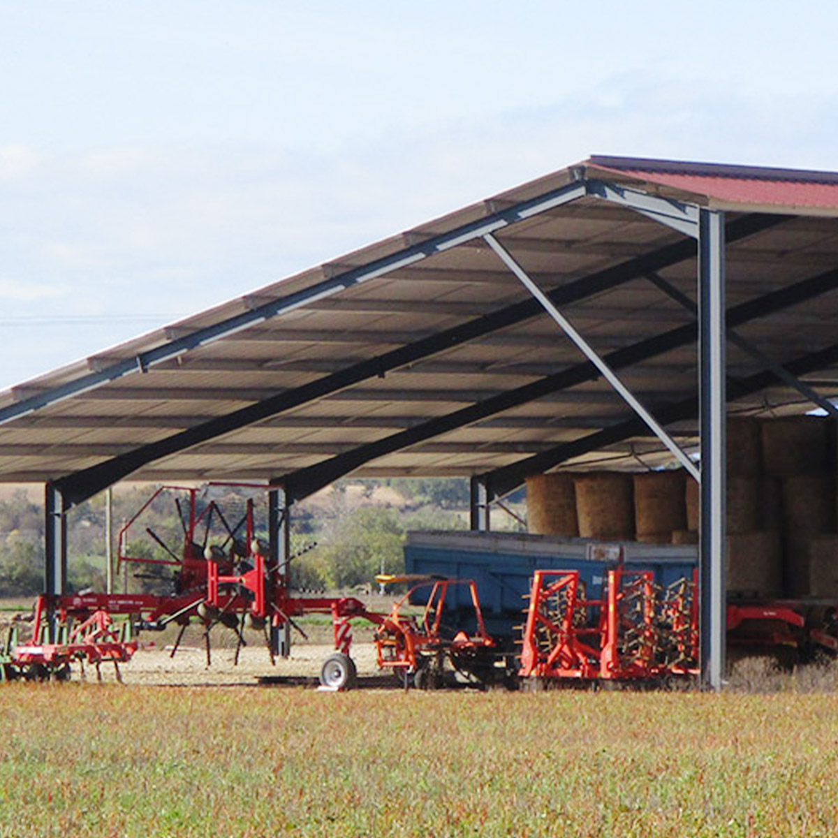 Hangar agricole photovoltaïque Albioma / bât.2 Charpey (26) - CANCÉ