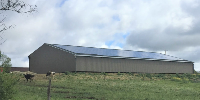 Bâtiment photovoltaïque VergnaudFrance / Castelnau-d'Arbieu (32)