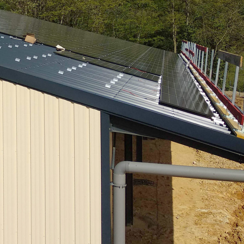 Pignon Bâtiment agricole Dubecq et Fils / Fargues (40)