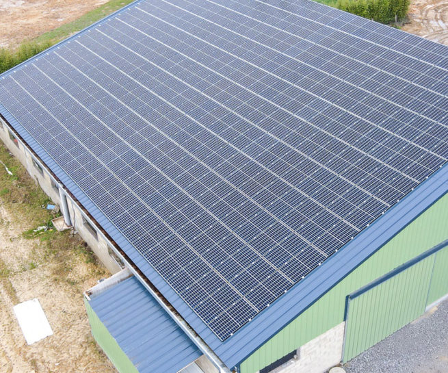 Bâtiment photovoltaïque Dubecq et Fils / Saint-Aubin (40)