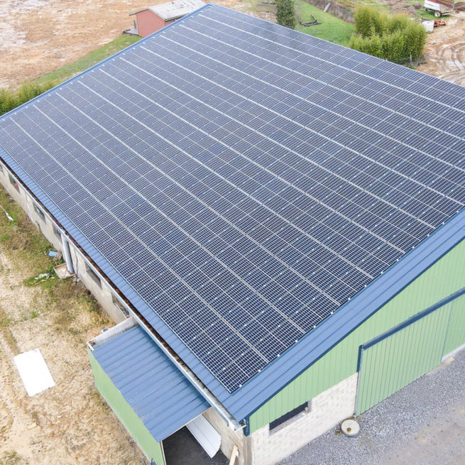 Bâtiment photovoltaïque Dubecq et Fils / Saint-Aubin (40)