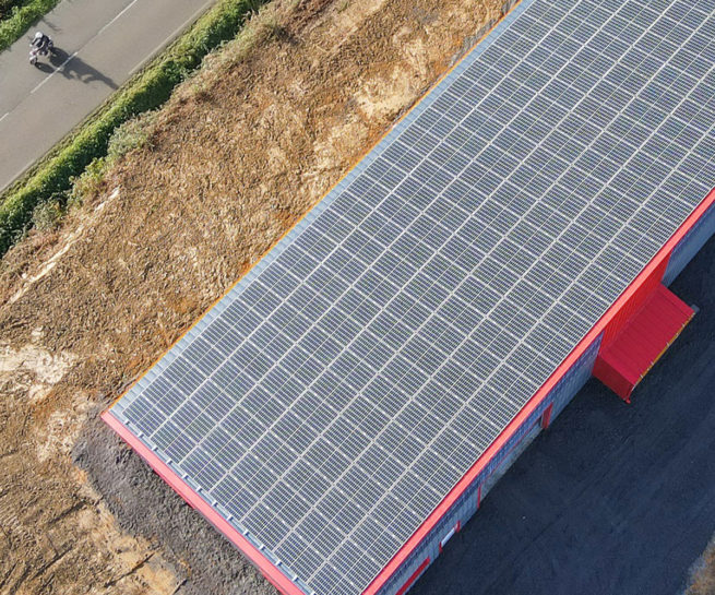 Bâtiment photovoltaïque Dubecq et Fils / Mugron (40)