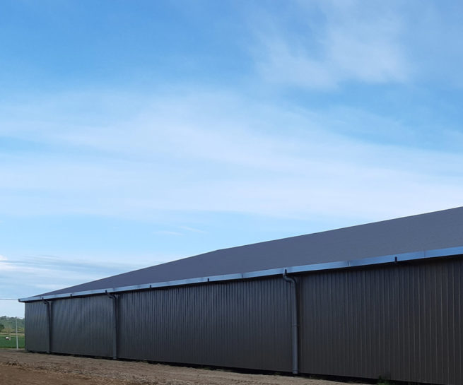 Panne sablière bâtiment photovoltaïque Amarenco / Puch-d'Agenais (47)