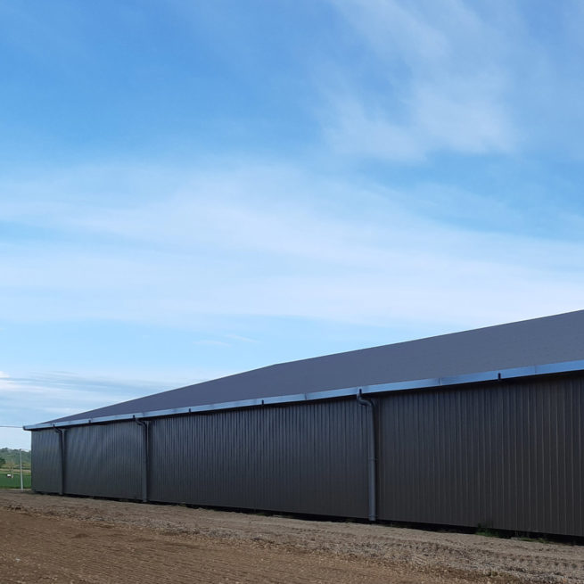 Panne sablière bâtiment photovoltaïque Amarenco / Puch-d'Agenais (47)