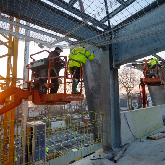 MÂTS ET CHARPENTE TRIBUNE KÉOLIS (EST) DU STADE JEAN DAUGER – BAYONNE