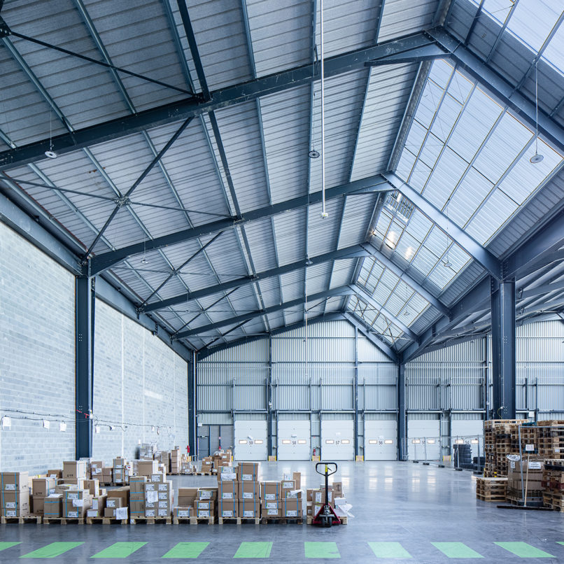 TRANSPORTS CRANSAC charpente intérieure