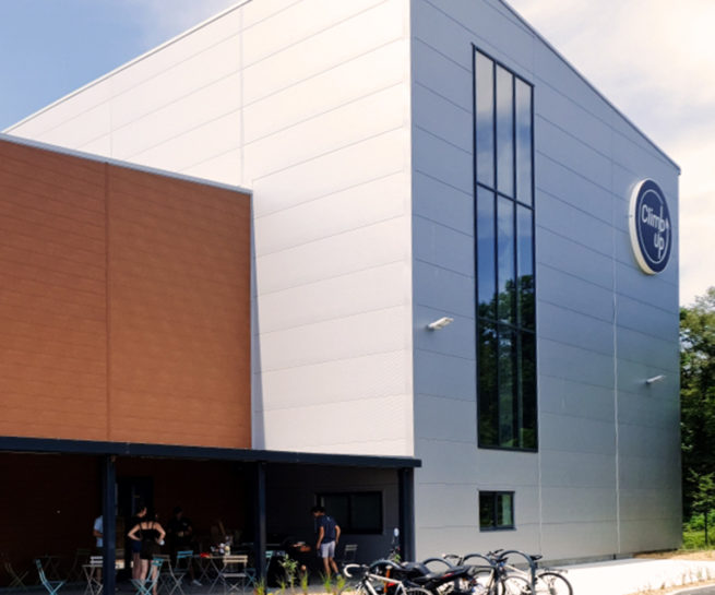 CLIMB UP MULHOUSE WITTENHEIM façade rideaux alu