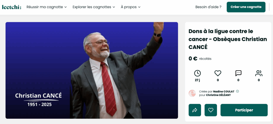 Hommage à Christian CANCÉ, 1951 - 2025 - CANCÉ
